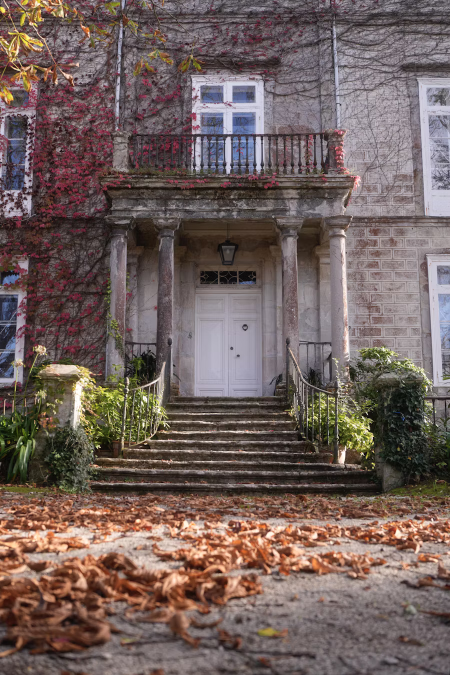Façade en cours de reprise